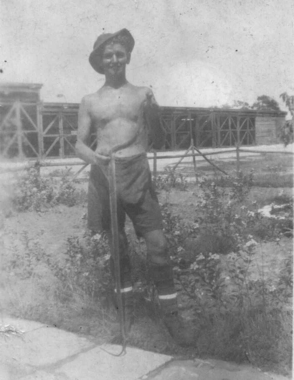 JONES M.T.PLT. & SNAKE  BELIZE 1953